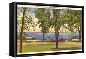 Lake Champlain, Burlington, Vermont-null-Framed Stretched Canvas