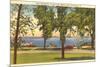 Lake Champlain, Burlington, Vermont-null-Mounted Premium Giclee Print