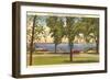 Lake Champlain, Burlington, Vermont-null-Framed Art Print