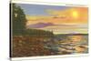 Lake Champlain, Burlington, Vermont-null-Stretched Canvas