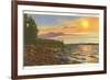 Lake Champlain, Burlington, Vermont-null-Framed Premium Giclee Print