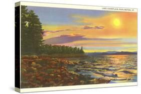 Lake Champlain, Burlington, Vermont-null-Stretched Canvas