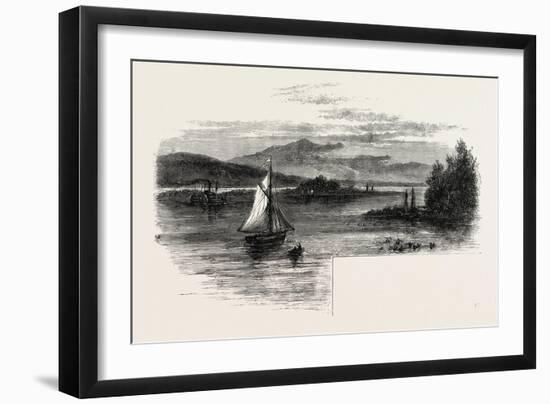 Lake Champlain, USA, 1870S-null-Framed Premium Giclee Print