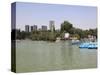 Lake, Chapultepec Park (Bosque De Chapultepec), Chapultepec, Mexico City, Mexico, North America-Wendy Connett-Stretched Canvas