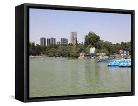 Lake, Chapultepec Park (Bosque De Chapultepec), Chapultepec, Mexico City, Mexico, North America-Wendy Connett-Framed Stretched Canvas