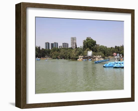 Lake, Chapultepec Park (Bosque De Chapultepec), Chapultepec, Mexico City, Mexico, North America-Wendy Connett-Framed Photographic Print