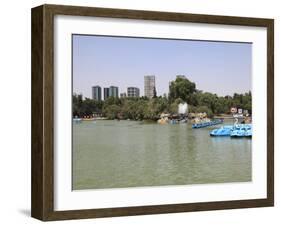 Lake, Chapultepec Park (Bosque De Chapultepec), Chapultepec, Mexico City, Mexico, North America-Wendy Connett-Framed Photographic Print