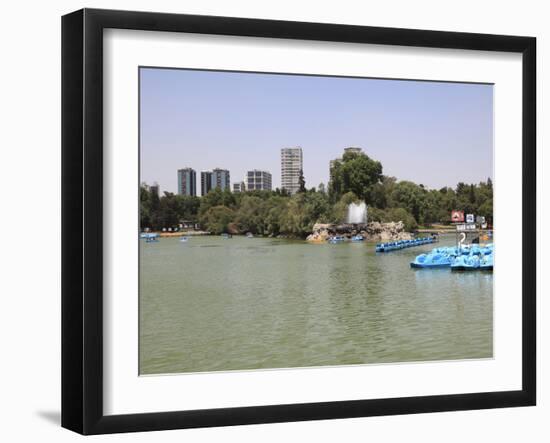 Lake, Chapultepec Park (Bosque De Chapultepec), Chapultepec, Mexico City, Mexico, North America-Wendy Connett-Framed Photographic Print