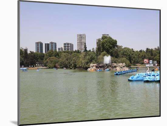 Lake, Chapultepec Park (Bosque De Chapultepec), Chapultepec, Mexico City, Mexico, North America-Wendy Connett-Mounted Photographic Print