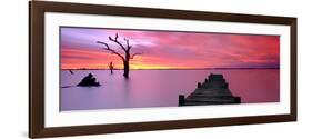 Lake Charm Red-Wayne Bradbury-Framed Photographic Print