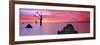 Lake Charm Red-Wayne Bradbury-Framed Photographic Print