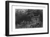 Lake Chaudiere, Canada, View of a Shanty on the Lake-Lantern Press-Framed Art Print