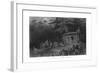 Lake Chaudiere, Canada, View of a Shanty on the Lake-Lantern Press-Framed Art Print