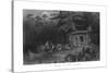 Lake Chaudiere, Canada, View of a Shanty on the Lake-Lantern Press-Stretched Canvas