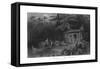 Lake Chaudiere, Canada, View of a Shanty on the Lake-Lantern Press-Framed Stretched Canvas