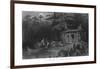 Lake Chaudiere, Canada, View of a Shanty on the Lake-Lantern Press-Framed Art Print