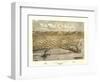 Lake City, Minnesota - Panoramic Map-Lantern Press-Framed Art Print