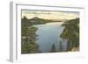 Lake Coeur d'Alene, Idaho-null-Framed Art Print