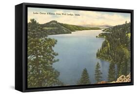 Lake Coeur d'Alene, Idaho-null-Framed Stretched Canvas