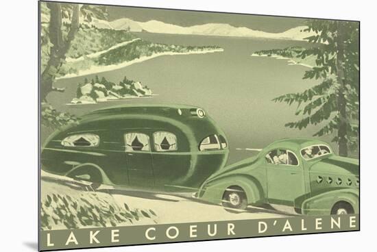 Lake Coeur D'Alene-null-Mounted Art Print