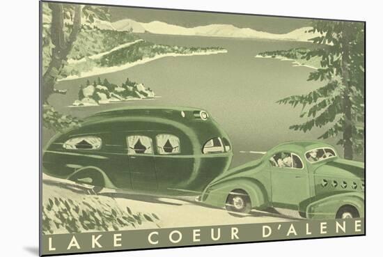 Lake Coeur D'Alene-null-Mounted Art Print