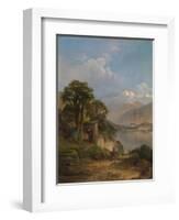 Lake Como, 1867-Thomas Moran-Framed Giclee Print