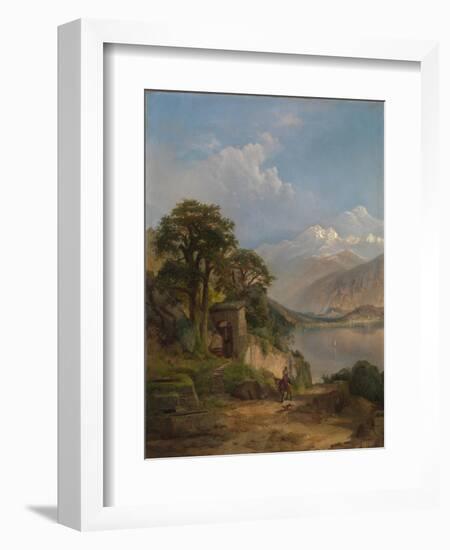 Lake Como, 1867-Thomas Moran-Framed Giclee Print