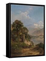 Lake Como, 1867-Thomas Moran-Framed Stretched Canvas