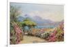 Lake Como from the Villa Carlotta-Ernest Arthur Rowe-Framed Giclee Print