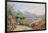 Lake Como from the Villa Carlotta-Ernest Arthur Rowe-Framed Giclee Print