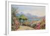 Lake Como from the Villa Carlotta-Ernest Arthur Rowe-Framed Giclee Print