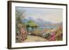 Lake Como from the Villa Carlotta-Ernest Arthur Rowe-Framed Giclee Print