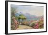 Lake Como from the Villa Carlotta-Ernest Arthur Rowe-Framed Giclee Print