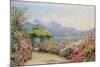 Lake Como from the Villa Carlotta-Ernest Arthur Rowe-Mounted Giclee Print