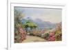 Lake Como from the Villa Carlotta-Ernest Arthur Rowe-Framed Giclee Print