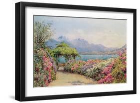 Lake Como from the Villa Carlotta-Ernest Arthur Rowe-Framed Giclee Print