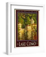 Lake Como Italy 1-Anna Siena-Framed Giclee Print