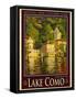 Lake Como Italy 1-Anna Siena-Framed Stretched Canvas