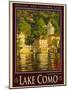 Lake Como Italy 1-Anna Siena-Mounted Premium Giclee Print