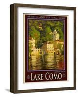 Lake Como Italy 1-Anna Siena-Framed Giclee Print