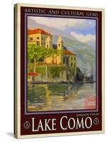 Lake Como Italy 2-Anna Siena-Stretched Canvas