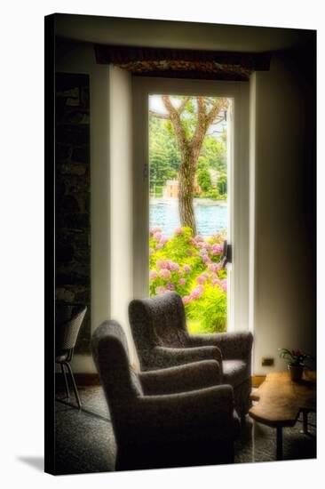 Lake Como Living-George Oze-Stretched Canvas