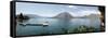 Lake Como Seen from Varenna, Lombardy, Italy-null-Framed Stretched Canvas