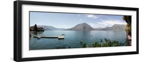 Lake Como Seen from Varenna, Lombardy, Italy-null-Framed Photographic Print