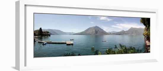 Lake Como Seen from Varenna, Lombardy, Italy-null-Framed Photographic Print