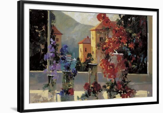 Lake Como View-Ted Goerschner-Framed Giclee Print