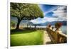 Lake Como Villa Garden-George Oze-Framed Photographic Print