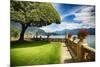 Lake Como Villa Garden-George Oze-Mounted Photographic Print