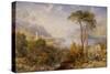 Lake Como (W/C on Paper)-Henry Gastineau-Stretched Canvas
