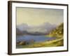 Lake Como with Boats, 1869-Carl Larsson-Framed Giclee Print